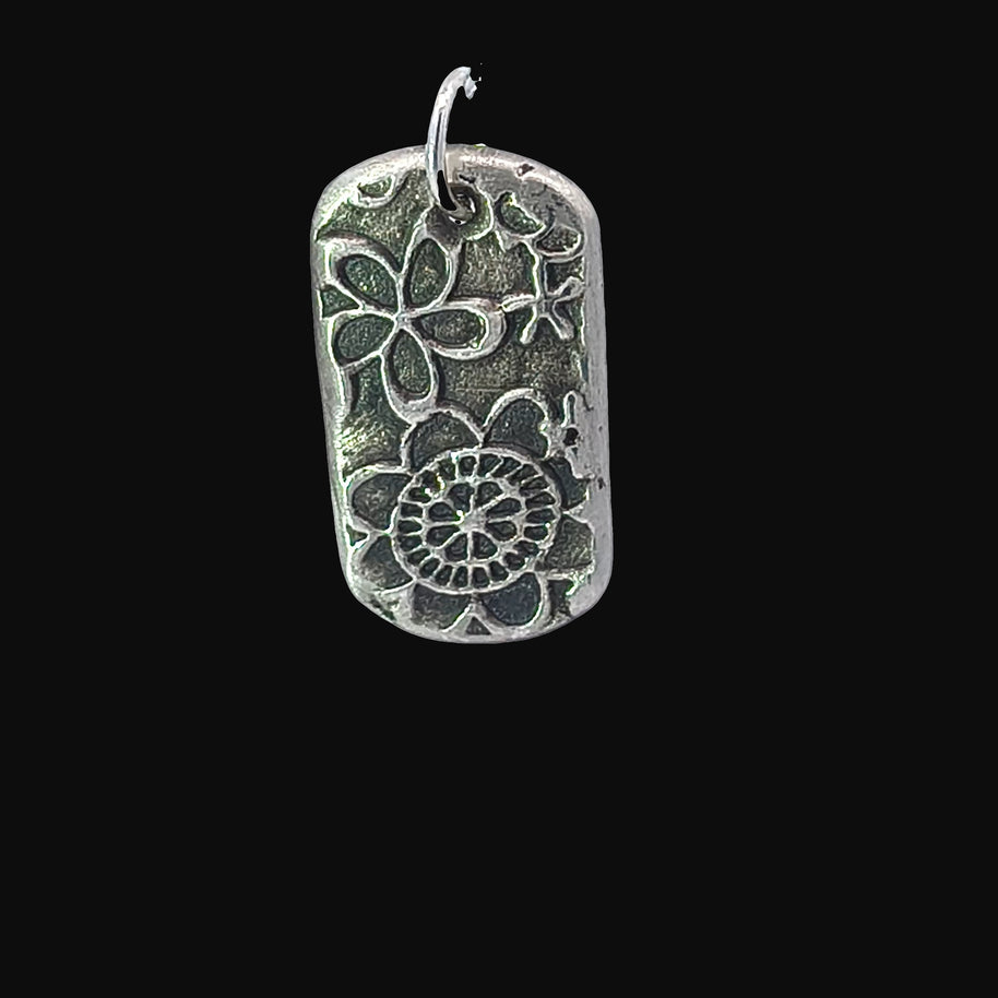 FS Small Floral Tag Charm