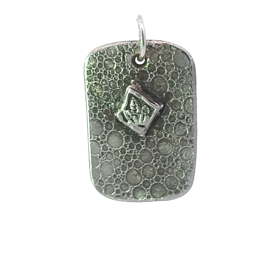 FS Medium Floral Tag Charm