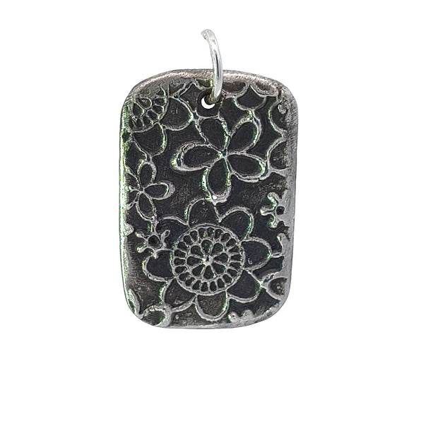 FS Medium Floral Tag Charm