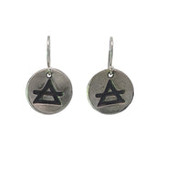 FS Alchemy Zodiac Air Element Symbol drop earrings (Made to order)