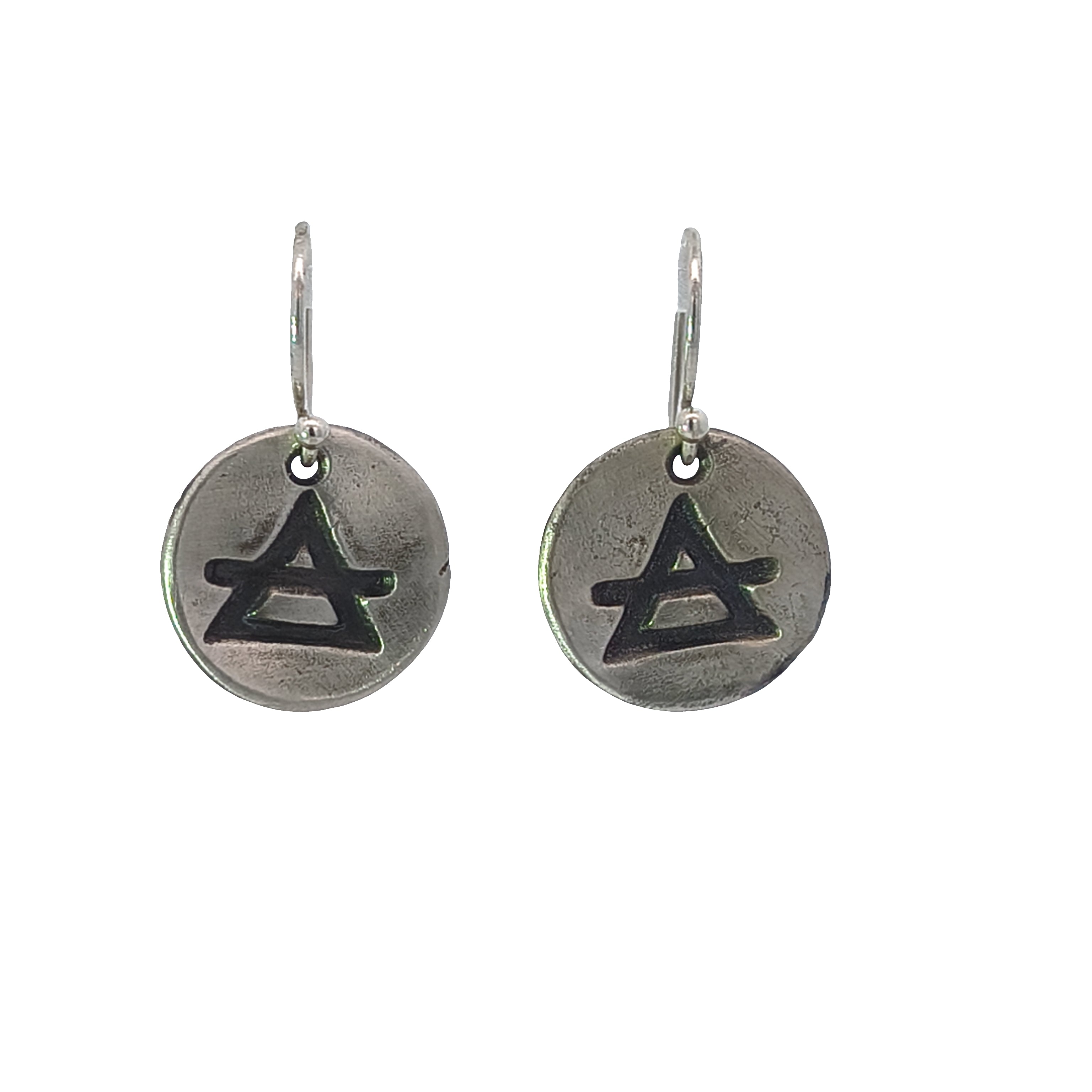 FS Alchemy Zodiac Air Element Symbol drop earrings (Made to order)