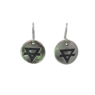 FS Alchemy Zodiac Earth Element Symbol drop earrings (Made to order)