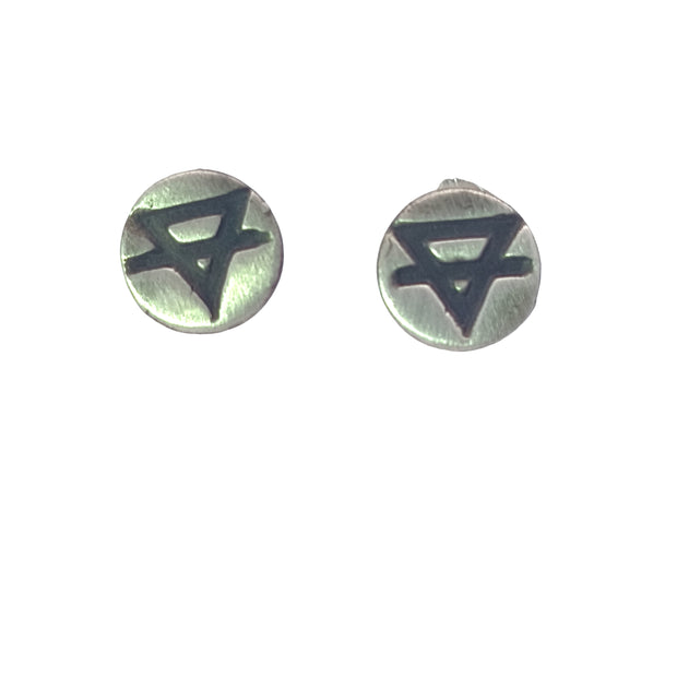 FS Alchemy Zodiac Earth Element Symbol post earrings (Made to order)