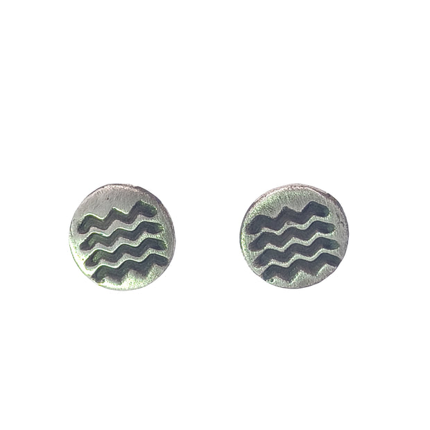 FS Ancient Zodiac Earth Element Symbol post earrings (Made to order)