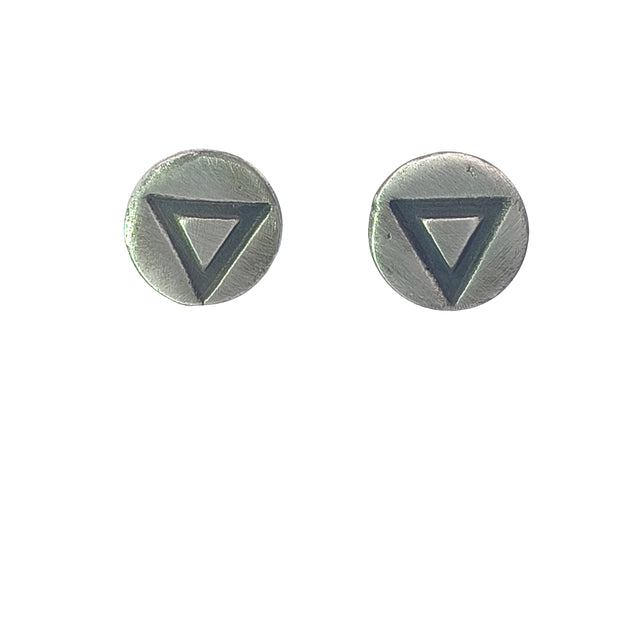 FS Alchemy Zodiac Water Element Symbol post earrings (Made to order)