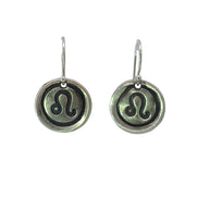 FS Zodiac Symbol Drop Earrings Leo (Made to order)