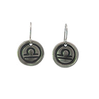 FS Zodiac Symbol Drop Earrings Libra (Made to order)