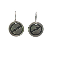 FS Zodiac Symbol Drop Earrings Sagittarius (Made to order)