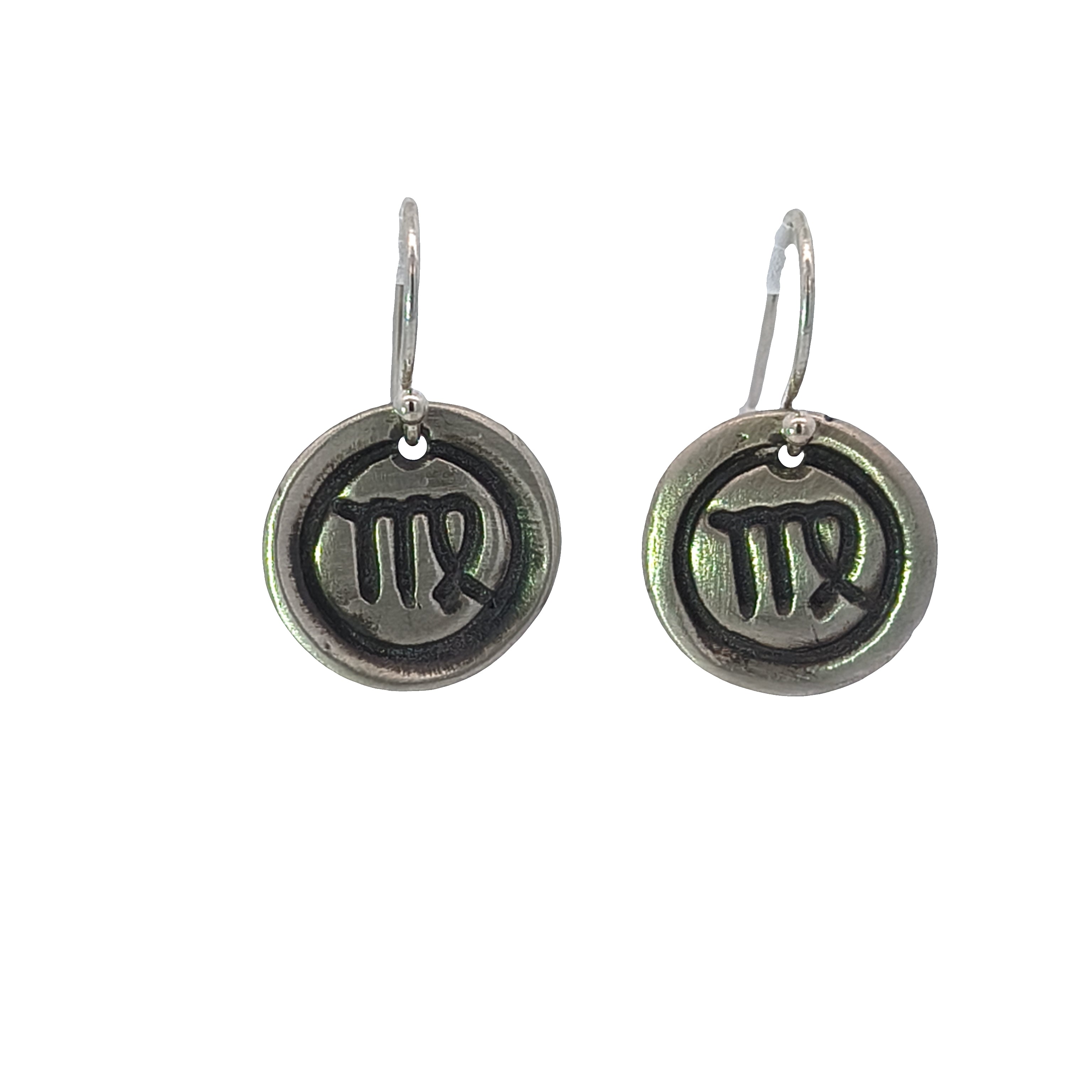 FS Zodiac Symbol Drop Earrings Virgo (Made to order)