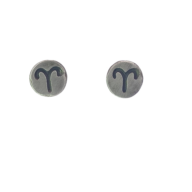 FS Zodiac Symbol Post Earrings Aries (Made to order)