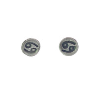 FS Zodiac Symbol Post Earrings Cancer (Made to order)