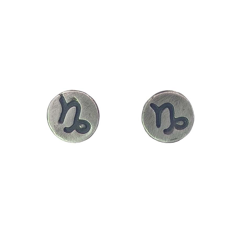 FS Zodiac Symbol Post Earrings Capricorn (Made to order)