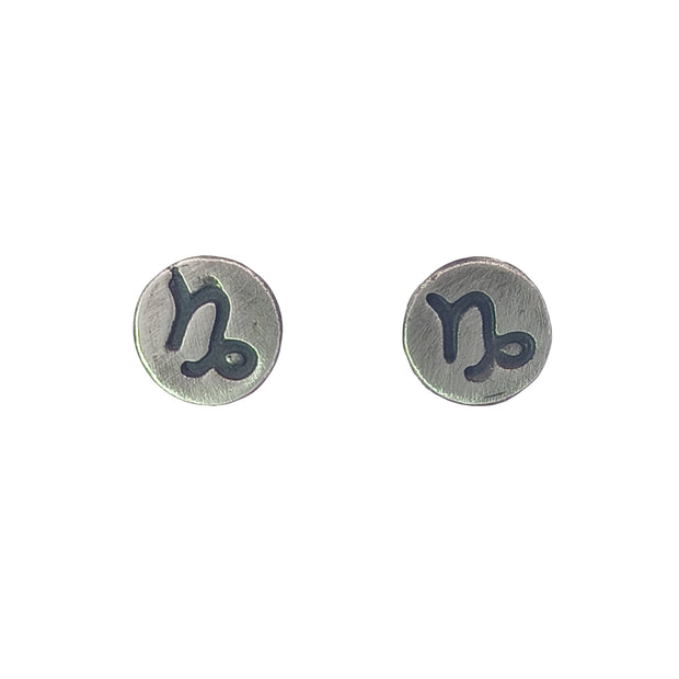 FS Zodiac Symbol Post Earrings Capricorn (Made to order)