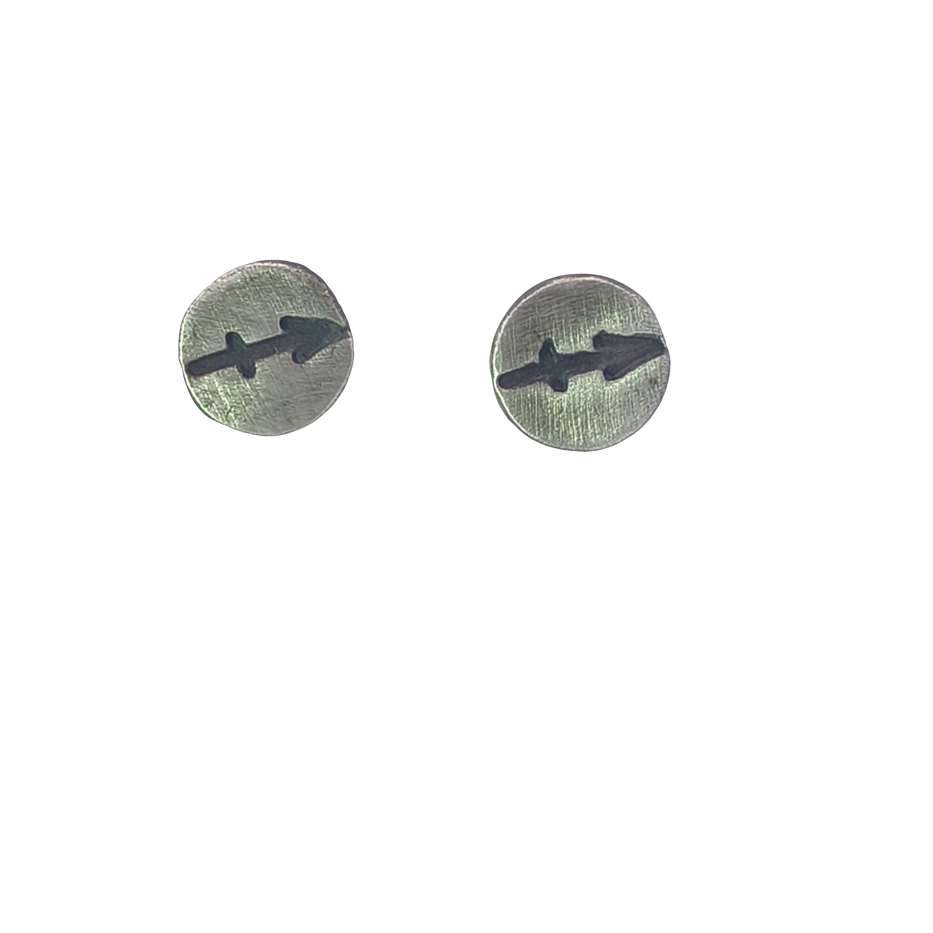 FS Zodiac Symbol Post Earrings Sagittarius (Made to order)