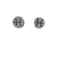 FS Zodiac Symbol Post Earrings Pisces (Made to order)