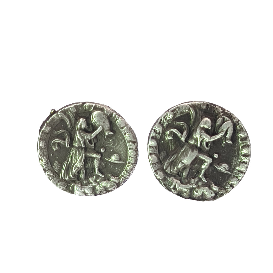 FS Zodiac Sign Aquarius Post Earrings (Made to order)