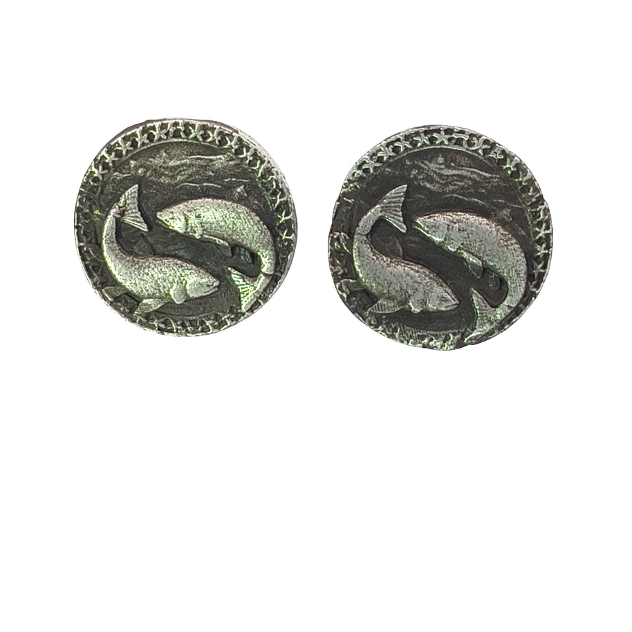 FS Zodiac Sign Pisces Post Earrings (Made to order)