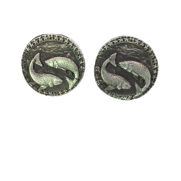 FS Zodiac Sign Pisces Post Earrings (Made to order)