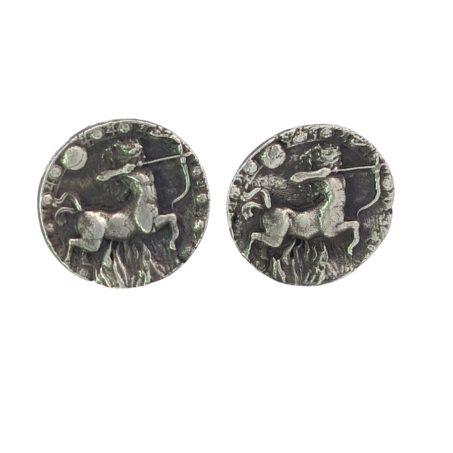 FS Zodiac Sign Sagittarius Post Earrings (Made to order)
