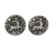 FS Zodiac Sign Sagittarius Post Earrings (Made to order)
