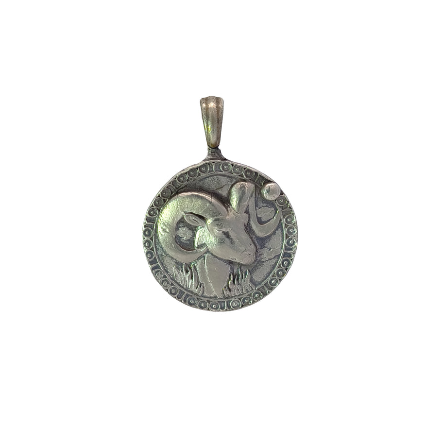 FS Zodiac Sign Aries 1-Sided Large Pendant (Made to order)