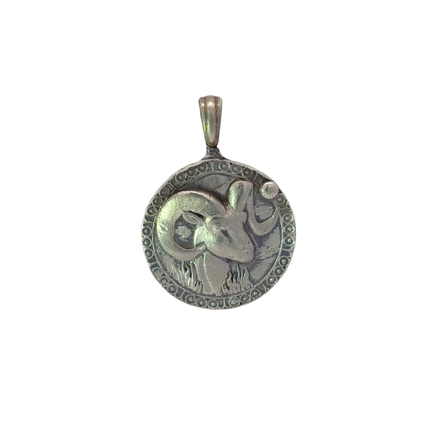 FS Zodiac Sign Aries 1-Sided Large Pendant (Made to order)