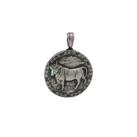 FS Zodiac Sign Taurus 1-Sided Large Pendant (Made to order)
