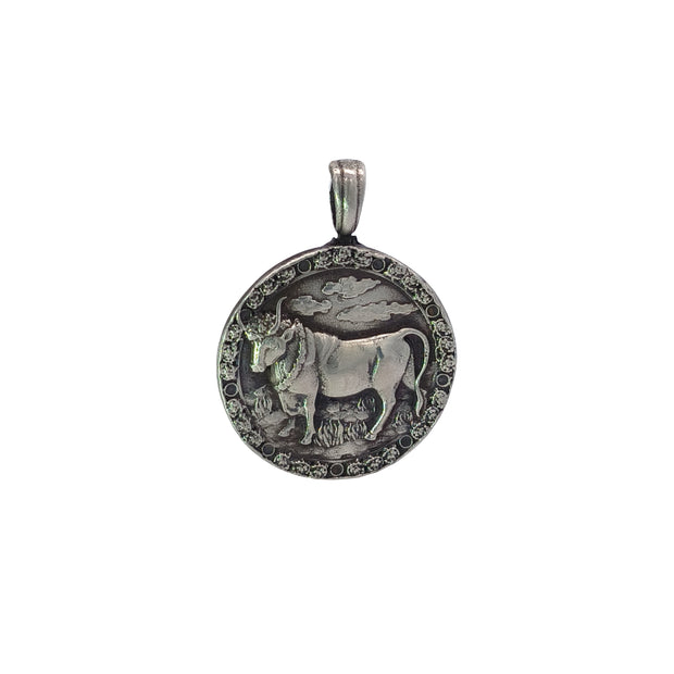 FS Zodiac Sign Taurus 1-Sided Large Pendant (Made to order)