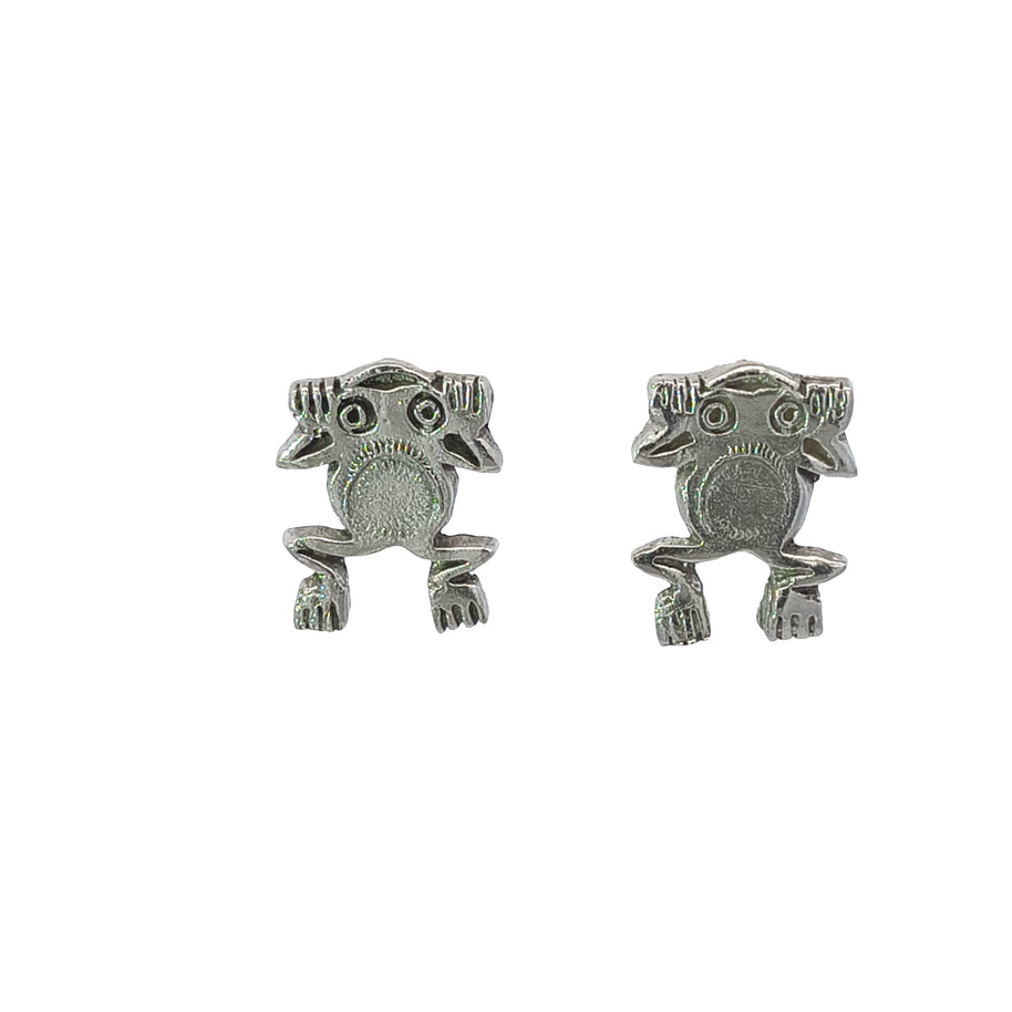 FS Small Frog Stud Earrings