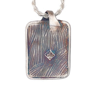 FS Tree of Living - Winter Pendant - with Gold Moon and Sterling chain