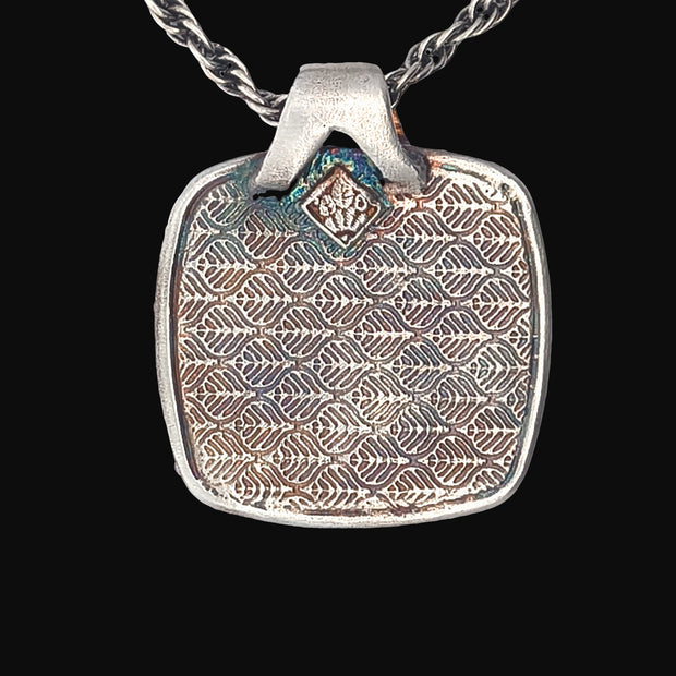 FS Tree of Living - Spring Pendant - with Gold Moon and Sterling chain