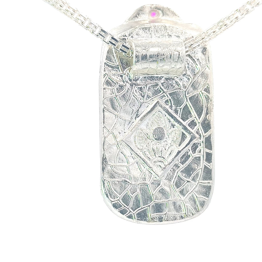 FS Step Into The Temple of You - with Gold and Rose Gold Accents and Sterling chain