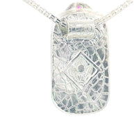 FS Step Into The Temple of You - with Gold and Rose Gold Accents and Sterling chain