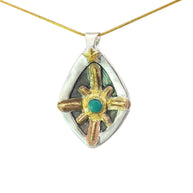 FS Your Guiding Star Pendant - with Gold and Rose Gold Accents and Gold Fill chain