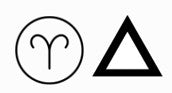 FS Aries - Fire - Zodiac 2-sided Charm (Made to order)