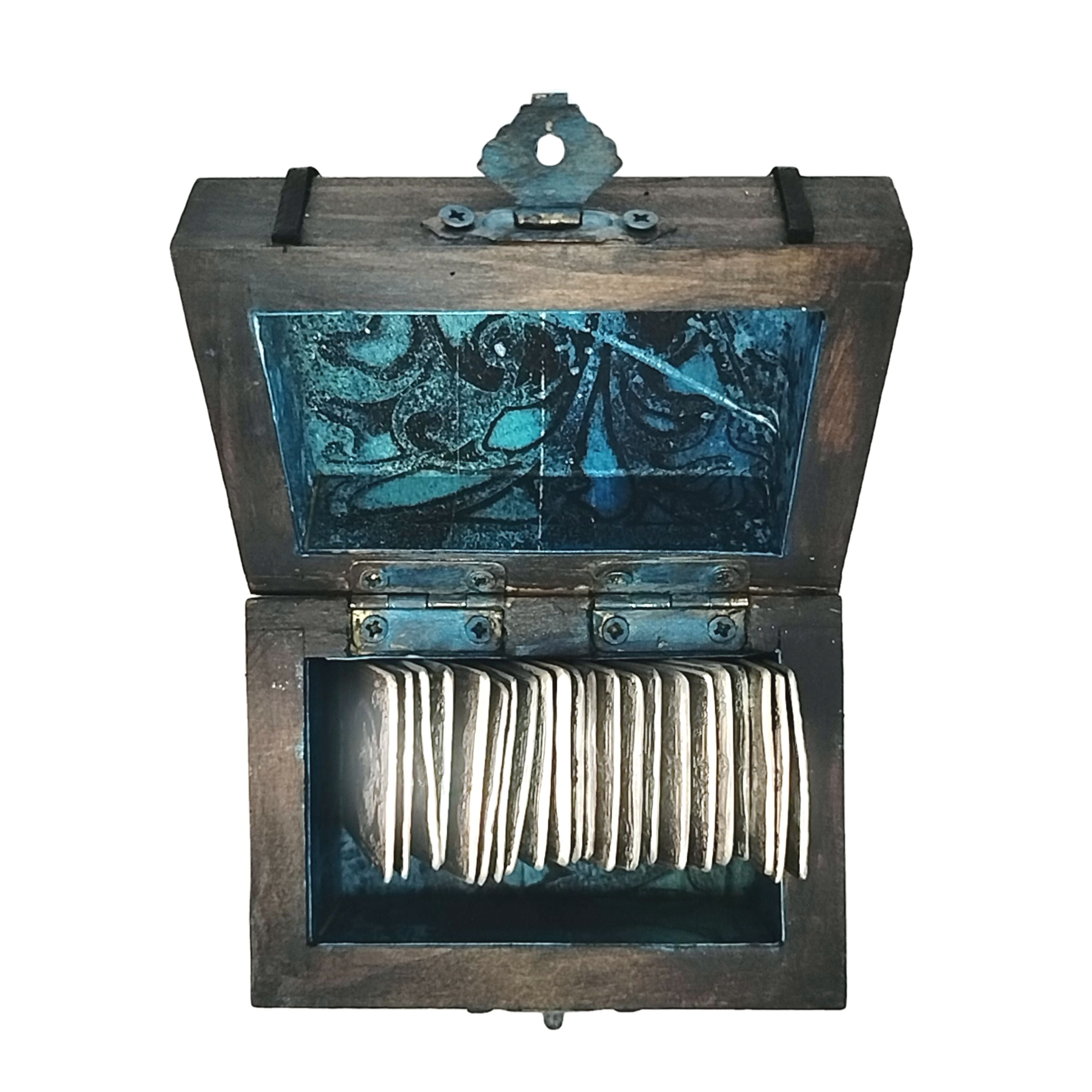 FS Tarot Card Silver Bar Treasure Chest- .999 Fine Silver