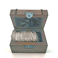 FS Tarot Card Silver Bar Treasure Chest- .999 Fine Silver
