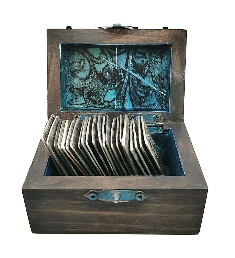 FS Tarot Card Silver Bar Treasure Chest- .999 Fine Silver