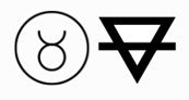 FS Taurus - Earth - Zodiac 2-sided Charm (Made to order)